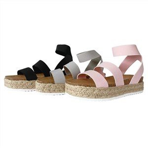 Lace Up Espadrille Kiilat avaavat varpaan